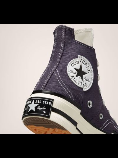 Кеды Converse Chuck 70 Plus фиолетовые высокие на платформе