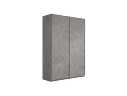 Шкаф-купе 2-х дверный «Траст» 1600 Бетон, Бетон/Бетон