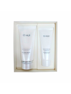 Пенка OHUI Extreme Bright Foam Cleansing Foam Set 160мл+100мл