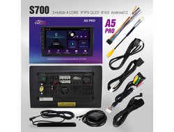 Автомагнитола Android 2 din Carlive A5 Pro (8163, Android 12, 9 дюйм, IPS Qled, 4+64Gb, 4 ядер)