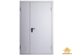 Противопожарные двери двухстворчатые глухие EI-60 2050-1150