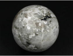 Шар Лунный камень, Турмалин чёрный (шерл), Индия (53 мм, 197 г) №35329