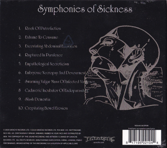 Купить диск Carcass - Symphonies Of Sickness в интернет-магазине CD и LP "Музыкальный прилавок"