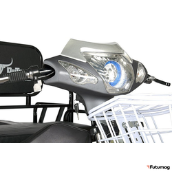 Грузовой электротрицикл Rutrike D1 ГП 1200 60V900W серый