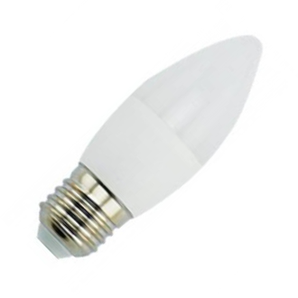 Лампа светодиодная Ecola свеча E27 6W 2700 101x37 C7LW60ELC (10/100)