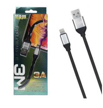 USB кабель Lightning 3м MRM R35