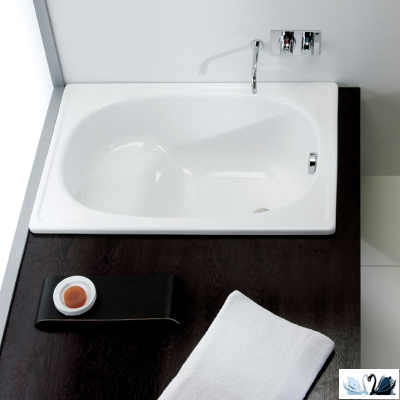 Ванна стальная BLB EUROPA 120х70 см, с местом для сидения, толщина стали 2,3 мм