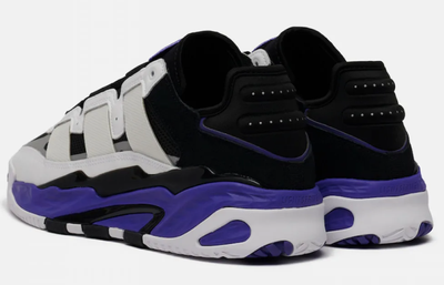 Adidas Niteball White Purple с мехом