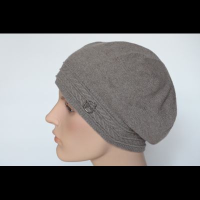 Женский берет из кашемира Loro Piana Италия Vizio 7017 ореховый