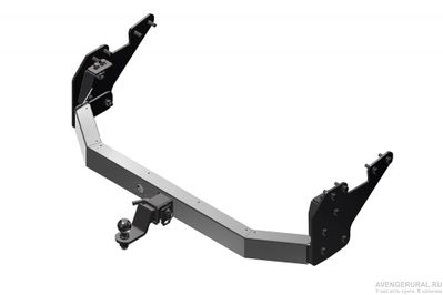 Фаркоп ТСУ /съемный квадрат/ с НЕРЖ накладкой TOYOTA Hilux 2015- / JAC T6 2015-