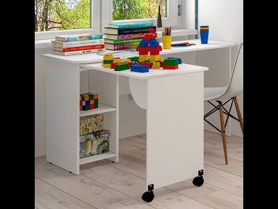 Стол письменный ПС-03 (1230*749*591мм), белый