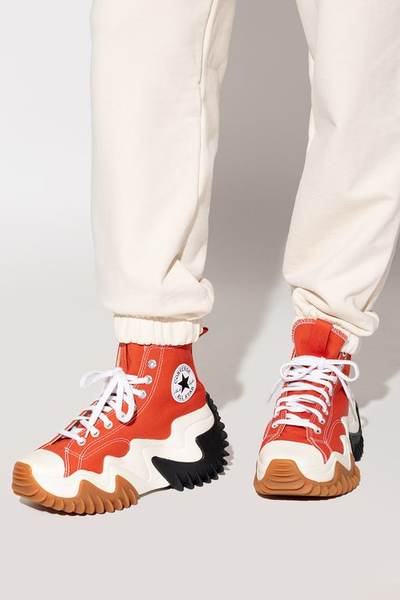 Кеды на высокой платформе оранжевого цвета Converse Run Star Motion Cx Platform Canvas A01174C