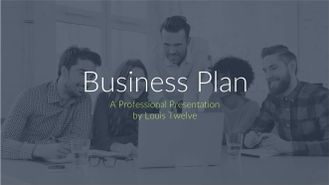 Шаблон презентации Business Plan