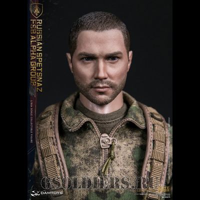 СПЕЦНАЗ "АЛЬФА" - коллекционная фигурка Дэмтойс 1/6 RUSSIAN SPETSNAZ FSB ALPHA GROUP LUXURY VER (78047A) - DAMTOYS