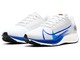 Беговые летние тканевые Кроссовки Nike Air Zoom Pegasus 37 Premium White Game Royal CQ9908-100