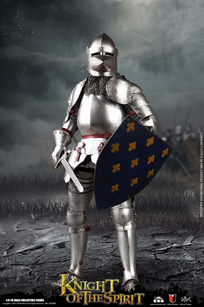 Французский рыцарь Столетней  войны (KNIGHT OF THE SPIRIT) - Коллекционная ФИГУРКА 1/6 scale SERIES OF EMPIRES (DIE-CAST ALLOY) (SE068) - COOMODEL