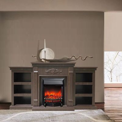 Электрокамин Брукс LUX AO с очагом Fobos