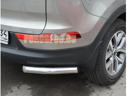Защита заднего бампера угловая  d60 для Kia Sportage 2010-2015