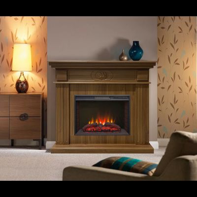 Электрокамин Бруклин NT с очагом Sparta 25.5 LED