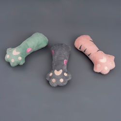 Игрушка для кошек WOGY "Лапка" с кошачьей мятой