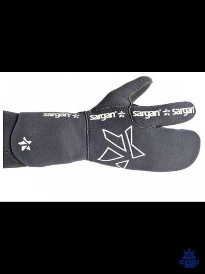 Рукавицы неопреновые 7мм Sargan 3х-палые &quot;Мечта пианиста&quot; р.XL