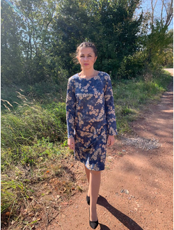 Платье 395-0924 ЗАМША