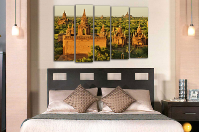 Модульная картина "Долина храмов"