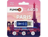 Флешка FUMIKO PARIS 64GB Blue USB 3.0