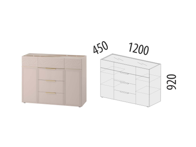 Тумба-комод Флоренция 904.23