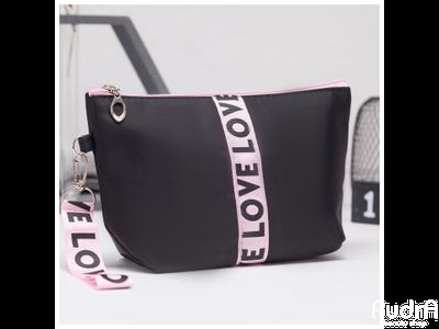 Косметичка-сумочка, отдел на молнии, с ручкой