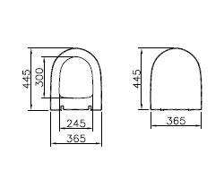 Сиденье с микролифтом VitrA Sento, цвет белый,  130-003-009