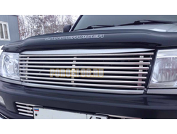 Решетка передняя низ d16 для Toyota Land Cruiser 100 (1998-2006)