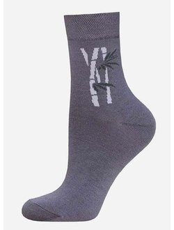 Носки женские бамбук Брестские Bamboo Арт. 14с 1501 рис. 024 т.серый