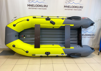 Моторная лодка Таймень NX 3400 НДНД PRO желтый/графит