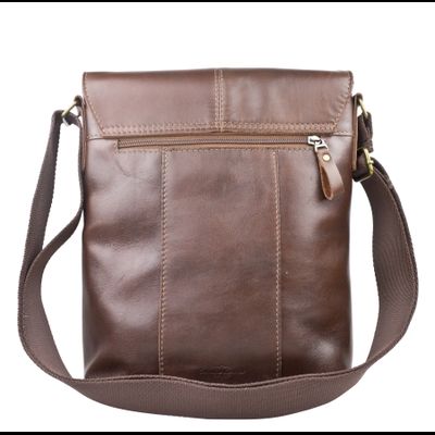 Кожаная мужская сумка Melazzo Premium brown (арт. 
5073-53)