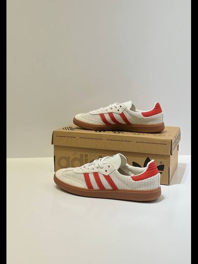 Adidas Samba OG Crystal White Preloved Red