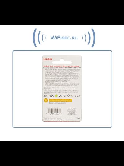 Карта памяти microSDXC UHS-I SANDISK Ultra 80 64 ГБ, 80 МБ/с, 533X, Class 10, SDSQUNS-064G-GN3MA, 1 шт., переходник SD