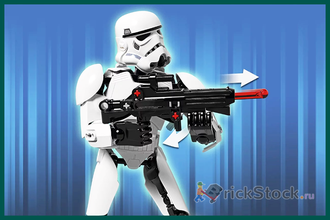 # 75114 Сборная Фигура «Штурмовик Первого Ордена» / “First Order Stormtrooper” Buildable Action Figure