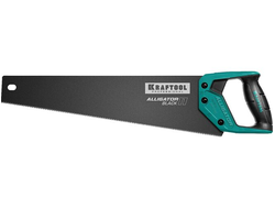 Ножовка для точного реза Kraftool "Alligator BLACK", 450 мм, 11 TPI 3D зуб (15205-45)