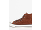 Зимние кеды Converse All Star с мехом коричневые