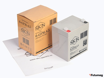Аккумулятор для ИБП SKN 6-GFM-4.5 (12V4.5Ah C20)