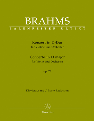 Brahms, Johannes Concerto for Violin and Orchestra in D major op. 77