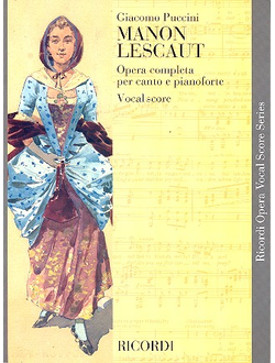 Puccini. Manon Lescaut Klavierauszug (it/en) brochiert