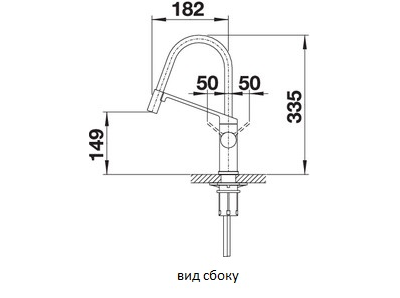 Смеситель Blanco VIU-S