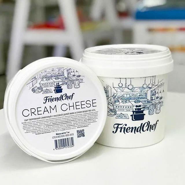 Творожный сыр CREAM CHEESE FriendChef 1 кг