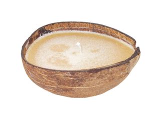 Свеча в кокосе с ароматом Кофе.