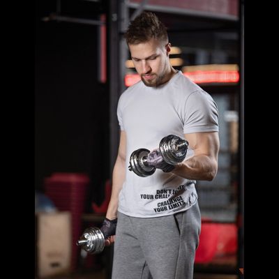 Гантели разборные DB-501, чугун/хромированная сталь, в чемодане, 2 шт, по 7,5 кг