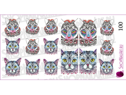 Слайдер-дизайн 100 - Кошки в этническом стиле