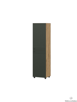 Милан Пенал глухой Дуб Золотой/Олива Софт