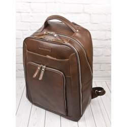 Кожаный рюкзак Montemoro Premium brown (арт. 3044-53)